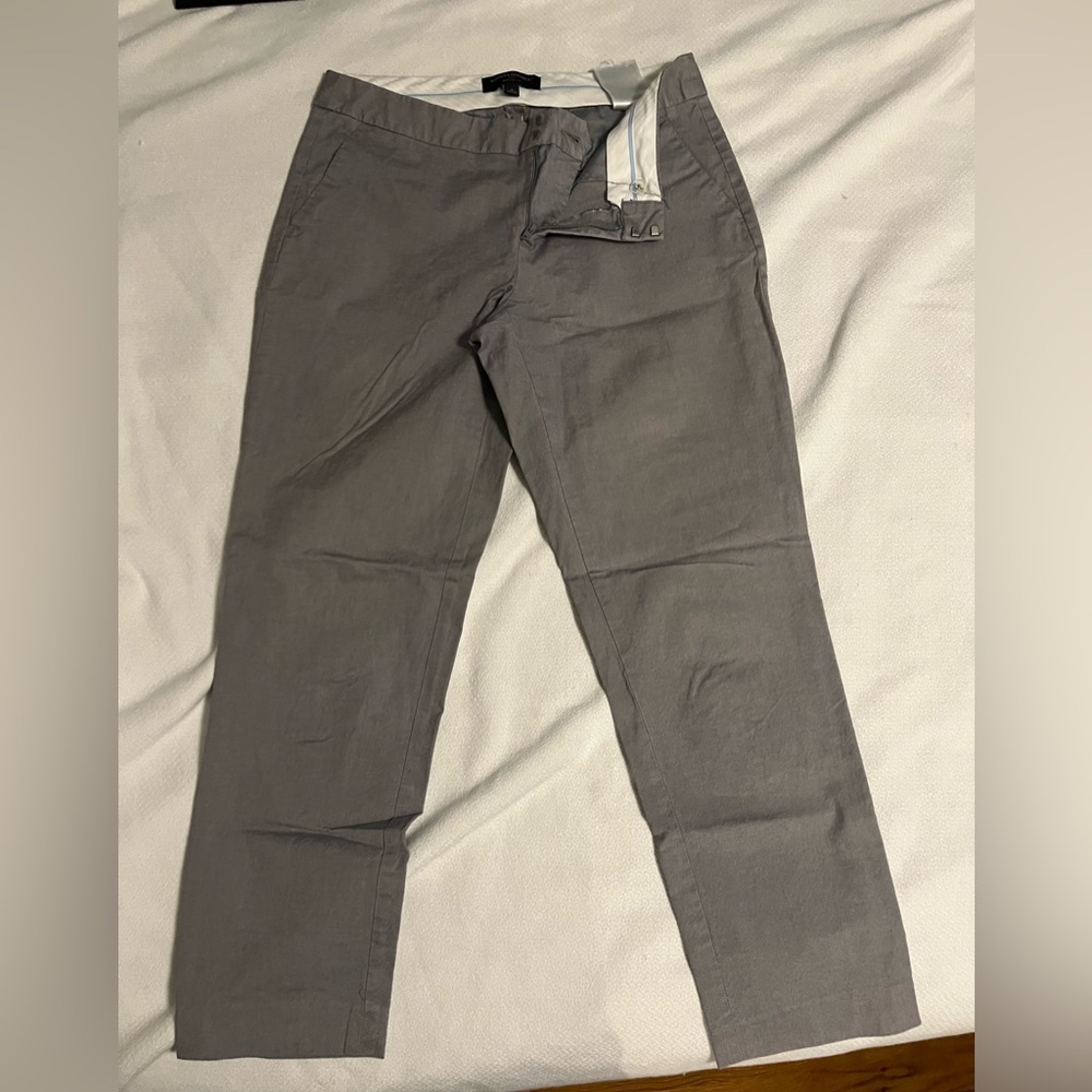 Banana Republic Gray Chinos Slim-Fit